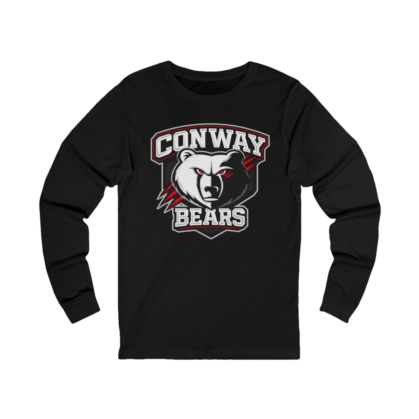 Conway Bears Long Sleeve Tee — Fierce Mascot Sports Shirt