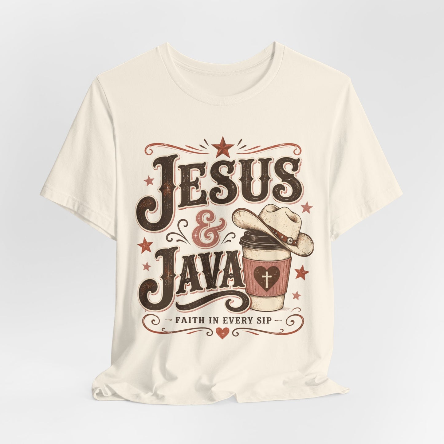 Jesus & Java Tee — Faith In Every Sip Christian Coffee T-Shirt