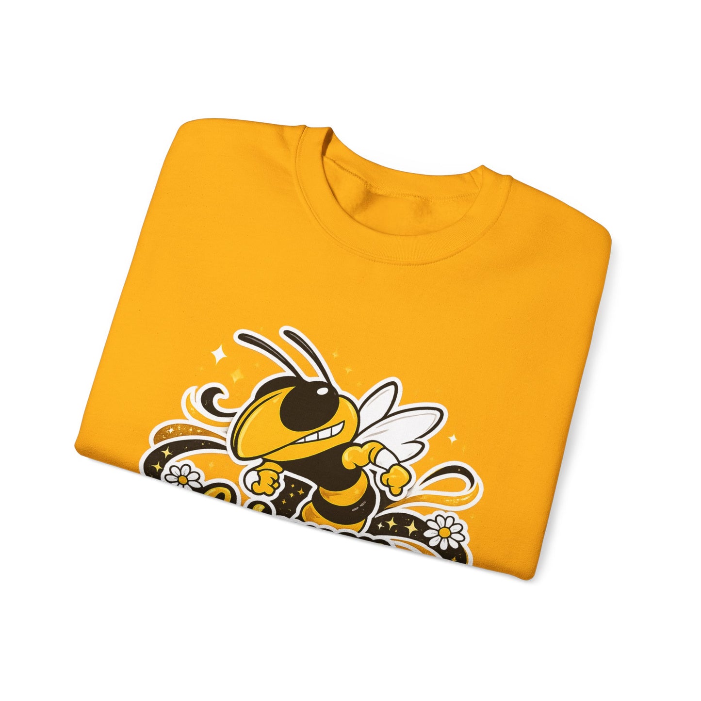 Lebanon Yellowjackets Crewneck Sweatshirt — Retro Mascot School Spirit Pullover