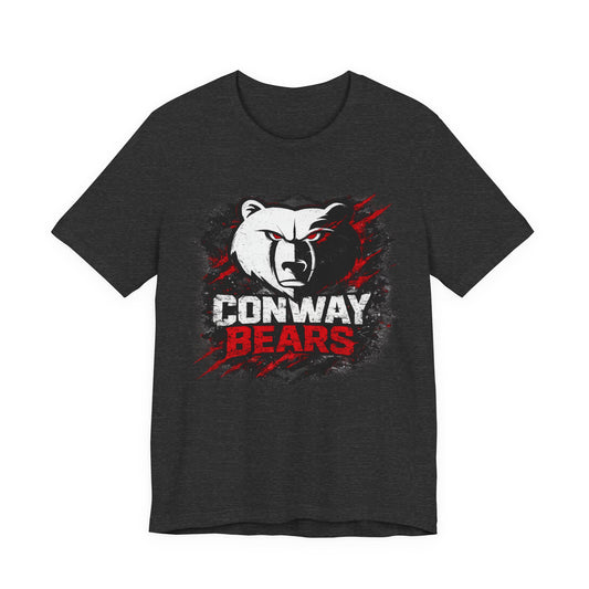 Conway Bears Graphic Tee — Fierce Bear Mascot Shirt