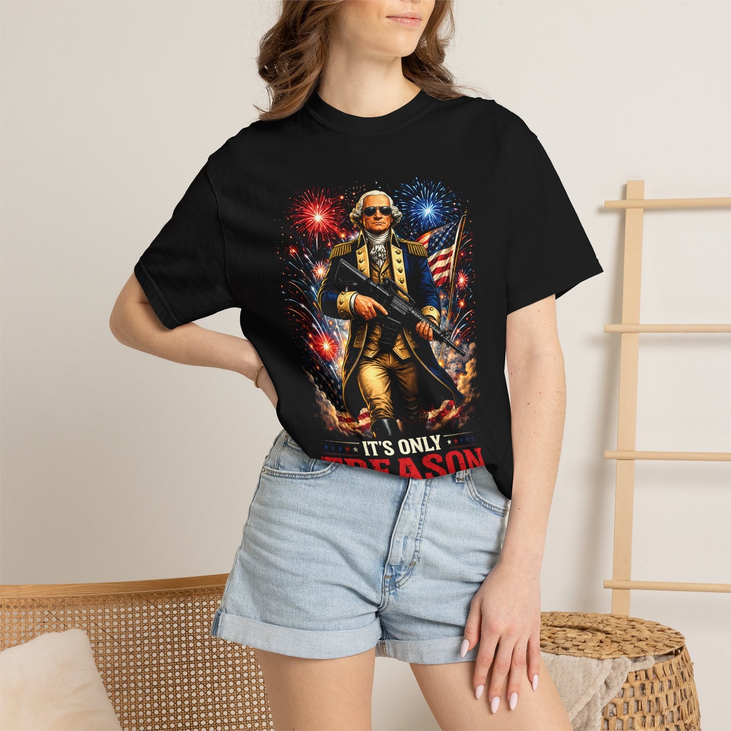 Patriotic 'It's Only Treason If You Lose' T-Shirt
