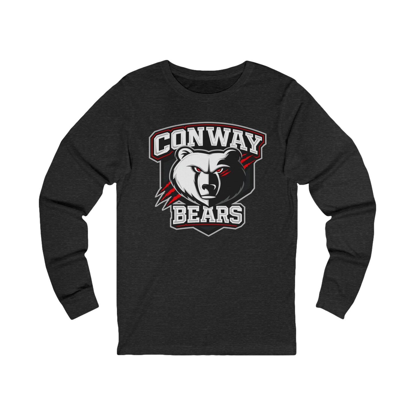 Conway Bears Long Sleeve Tee — Fierce Mascot Sports Shirt