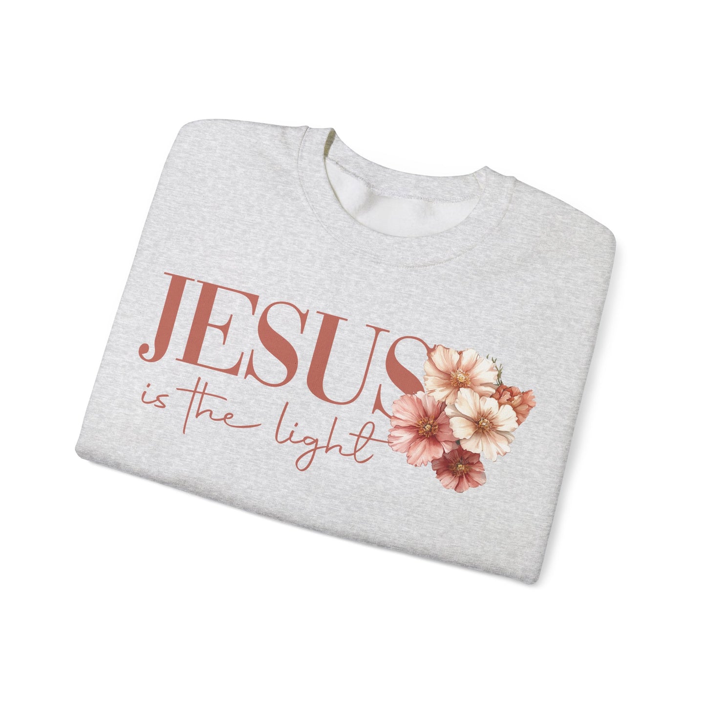 Jesus Is The Light Crewneck Sweatshirt