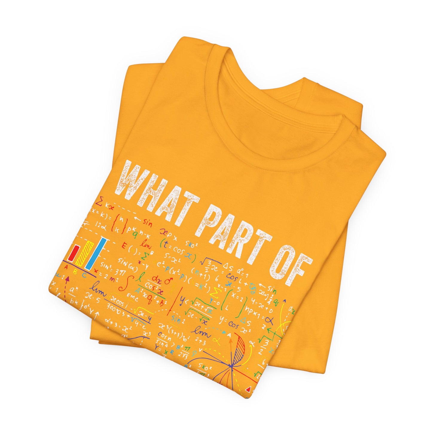 Math Formula T-Shirt — "What Part of Don't You Understand?" Graphic Tee for Scientists & Students