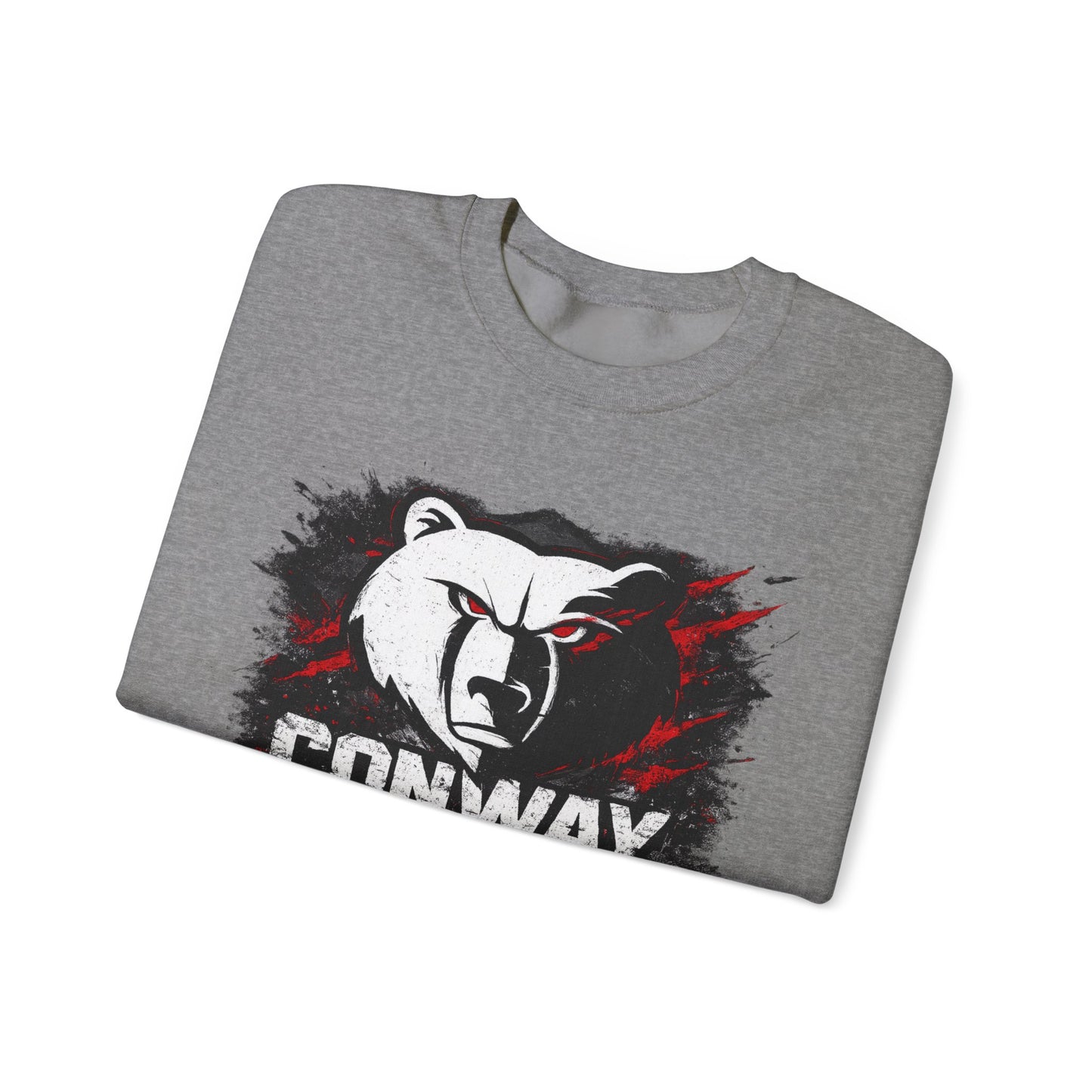 Conway Bears Crewneck Sweatshirt — Athletic Mascot Pullover