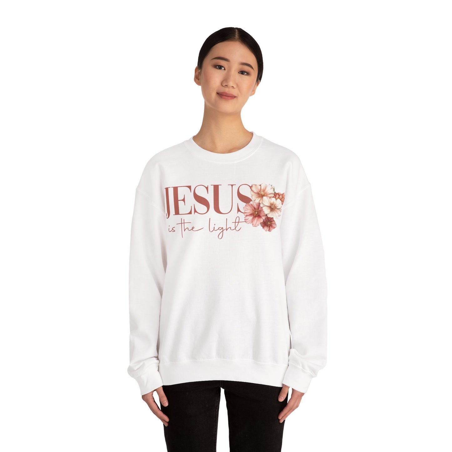 Jesus Is The Light Crewneck Sweatshirt