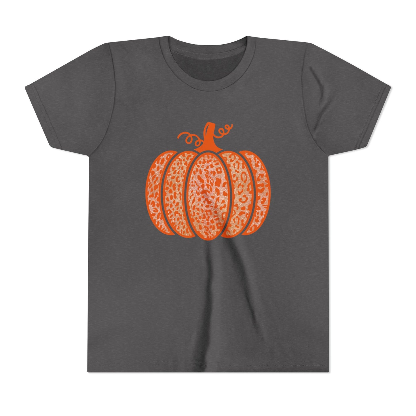 Pumpkin Print Youth Tee, Fall Apparel, Kids Pumpkin T-Shirt, Autumn Casual Wear, Seasonal Top