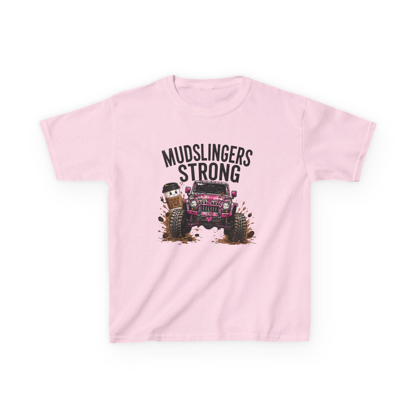 Copy of Mudslngers Strong Kids Tee – Off-Road Truck Dirt Splash Shirt