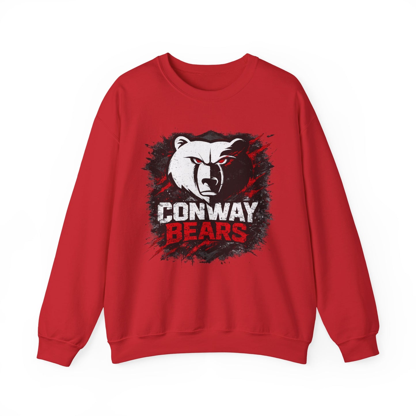 Conway Bears Crewneck Sweatshirt — Athletic Mascot Pullover