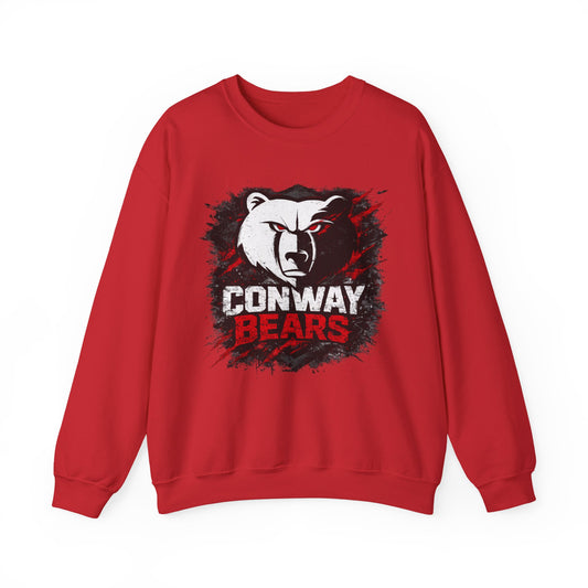 Conway Bears Crewneck Sweatshirt — Athletic Mascot Pullover
