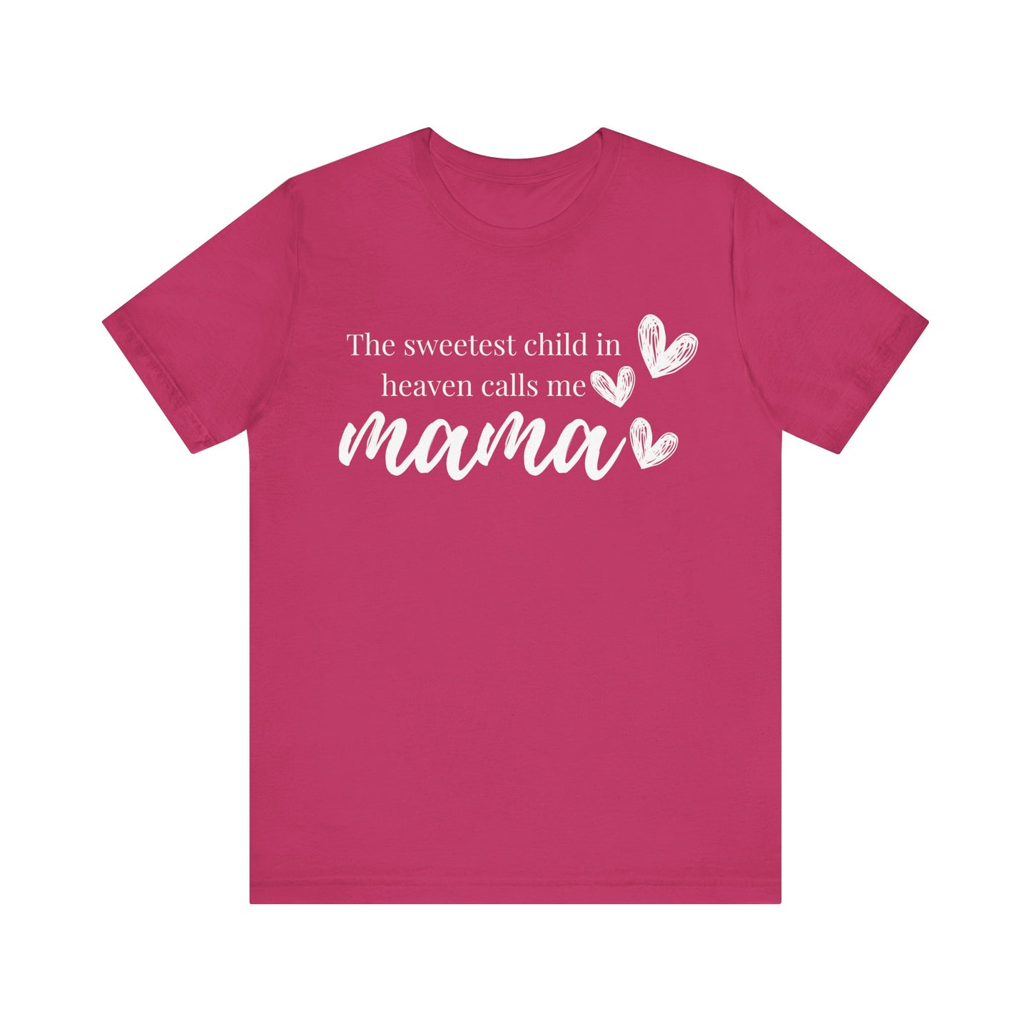 Mama Heart Tee — "mama" Script Mother's Day Pink Shirt