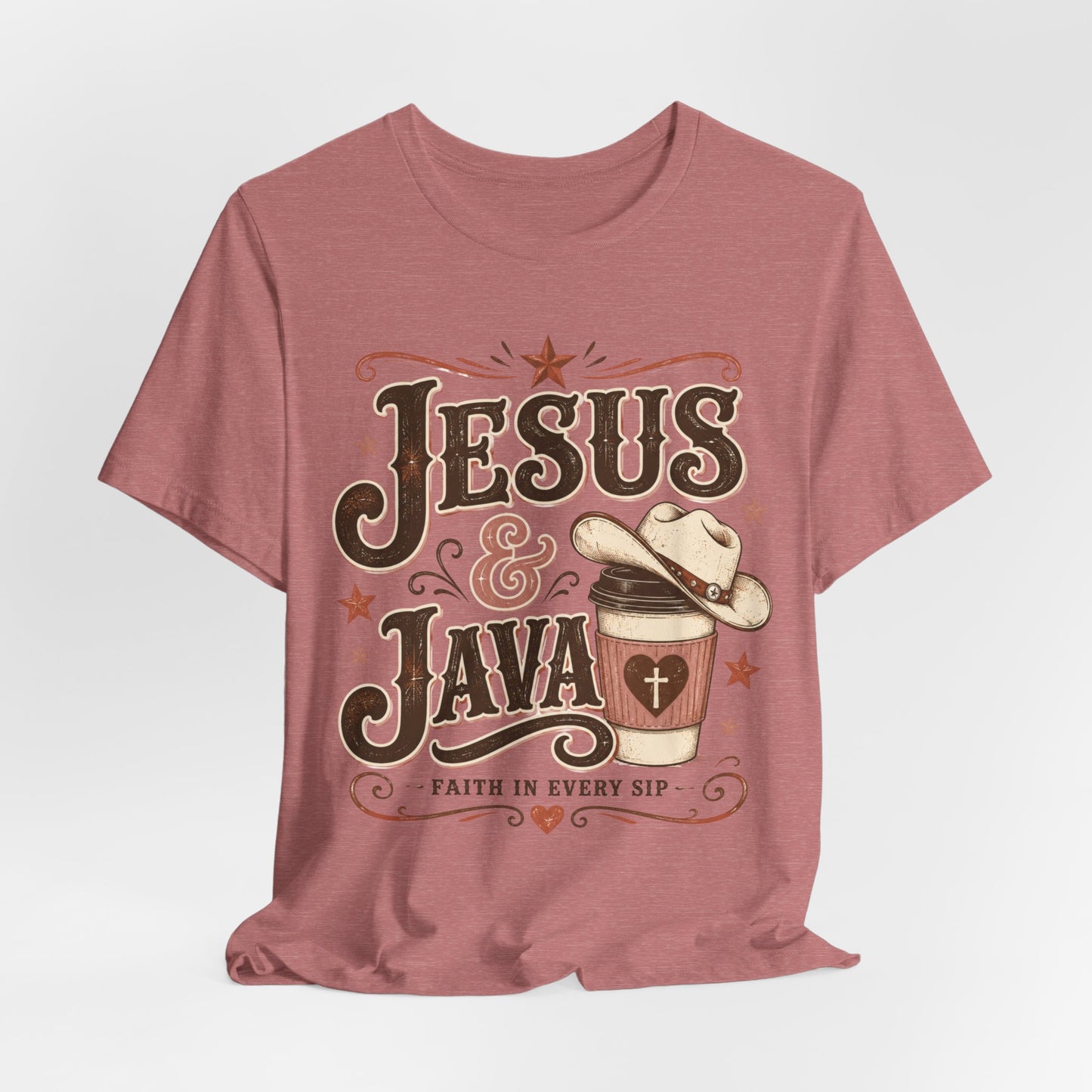 Jesus & Java Tee — Faith In Every Sip Christian Coffee T-Shirt