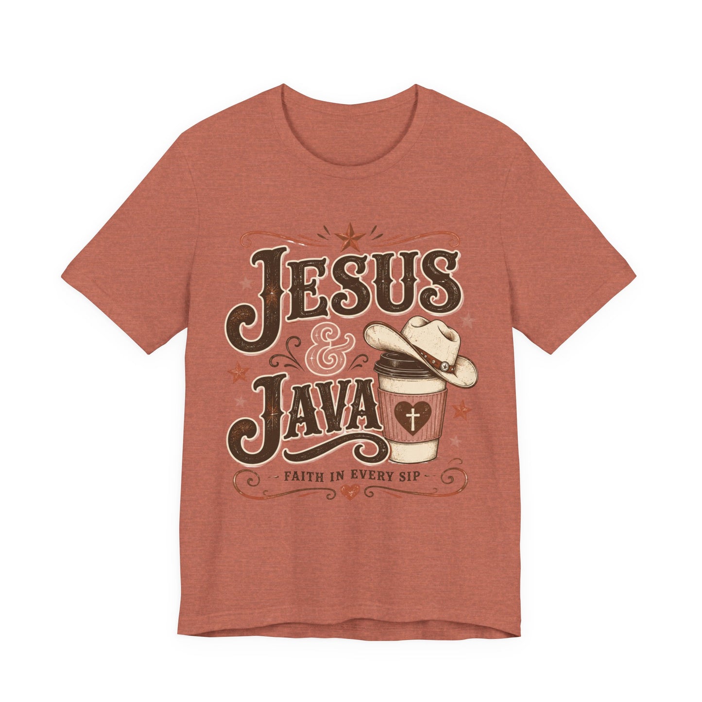 Jesus & Java Tee — Faith In Every Sip Christian Coffee T-Shirt