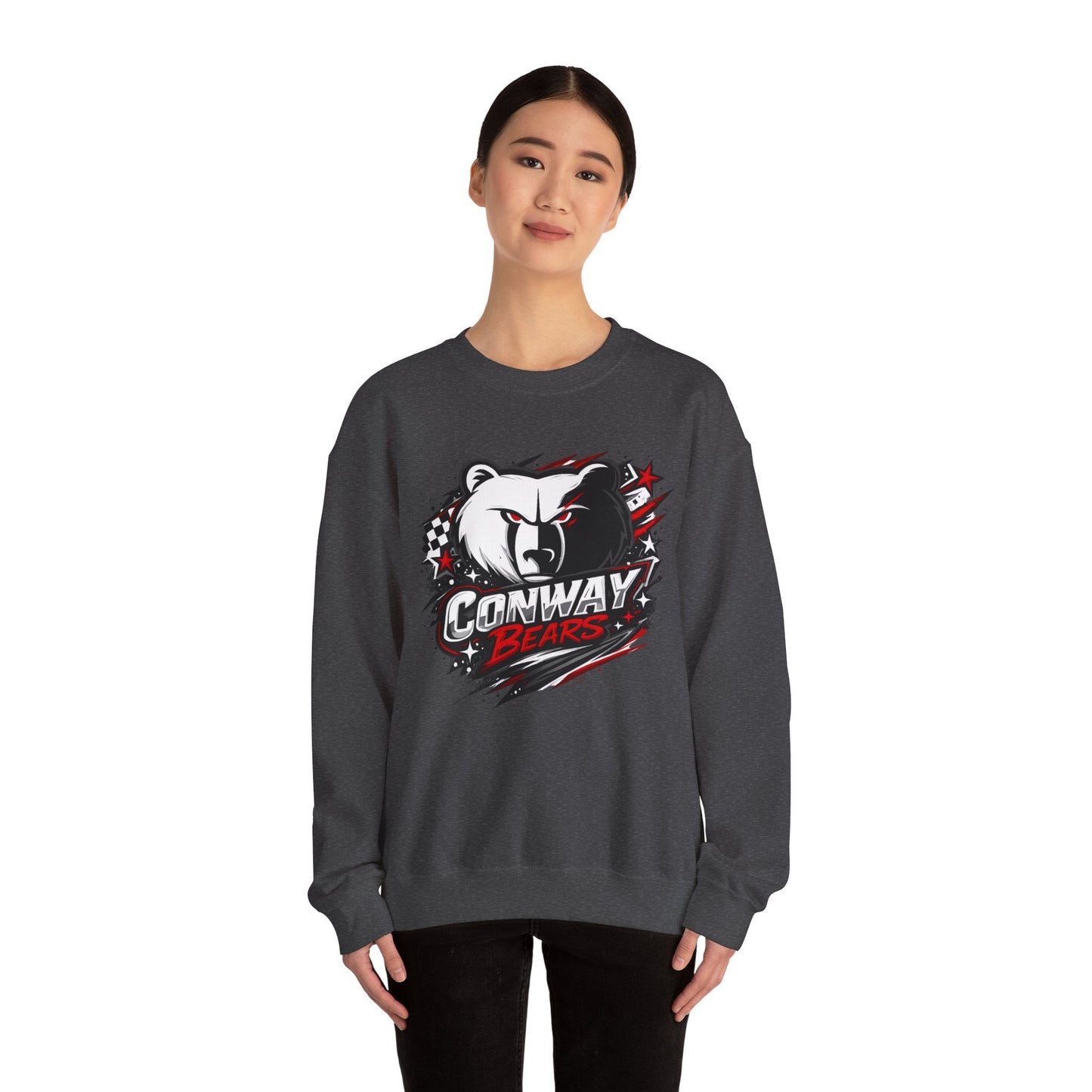 Conway Bears Crewneck Sweatshirt – Bold Mascot Graphic