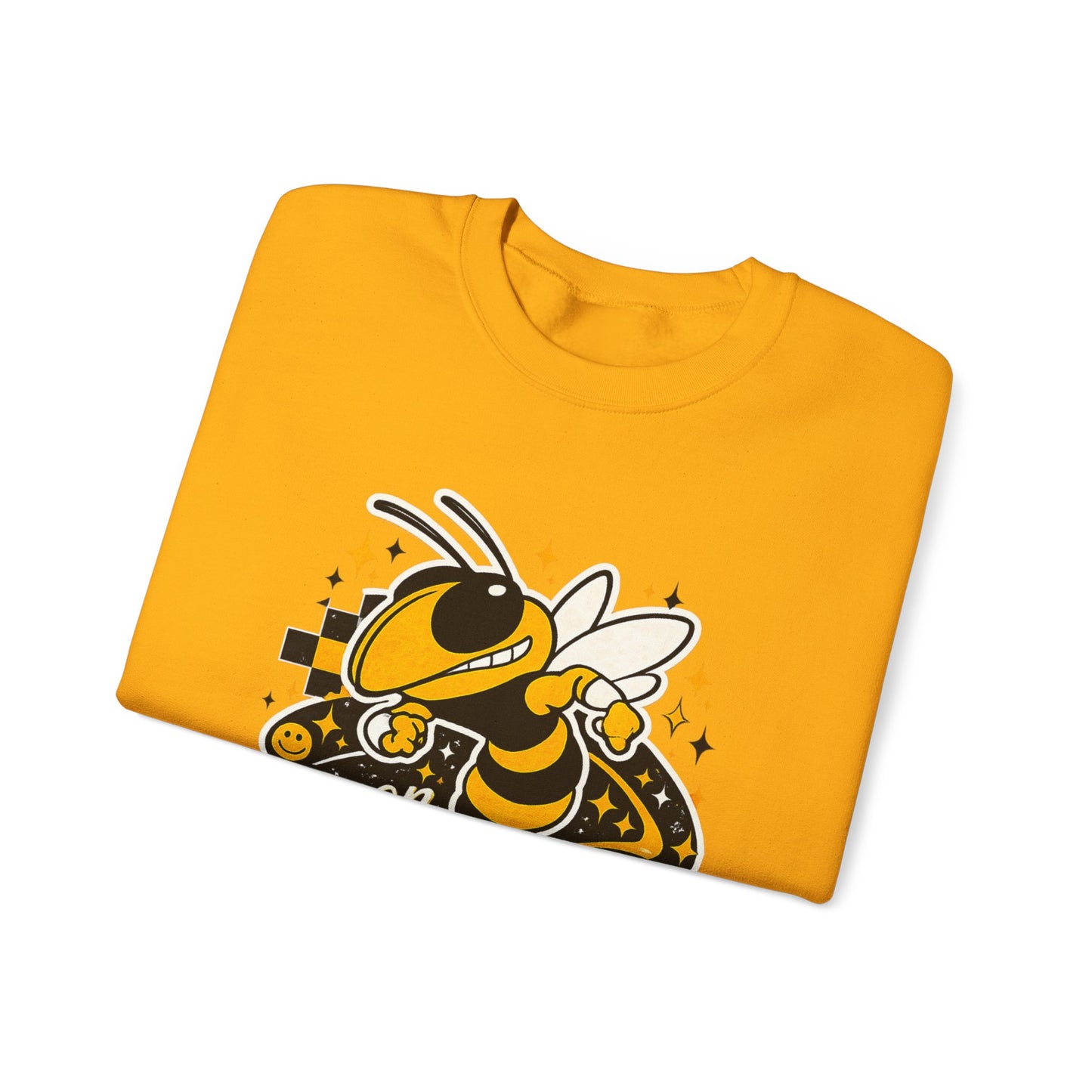 Lebanon Yellowjackets Crewneck Sweatshirt — Retro Mascot School Spirit