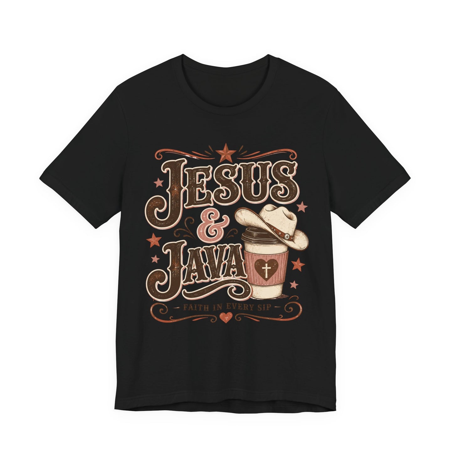 Jesus & Java Tee — Faith In Every Sip Christian Coffee T-Shirt