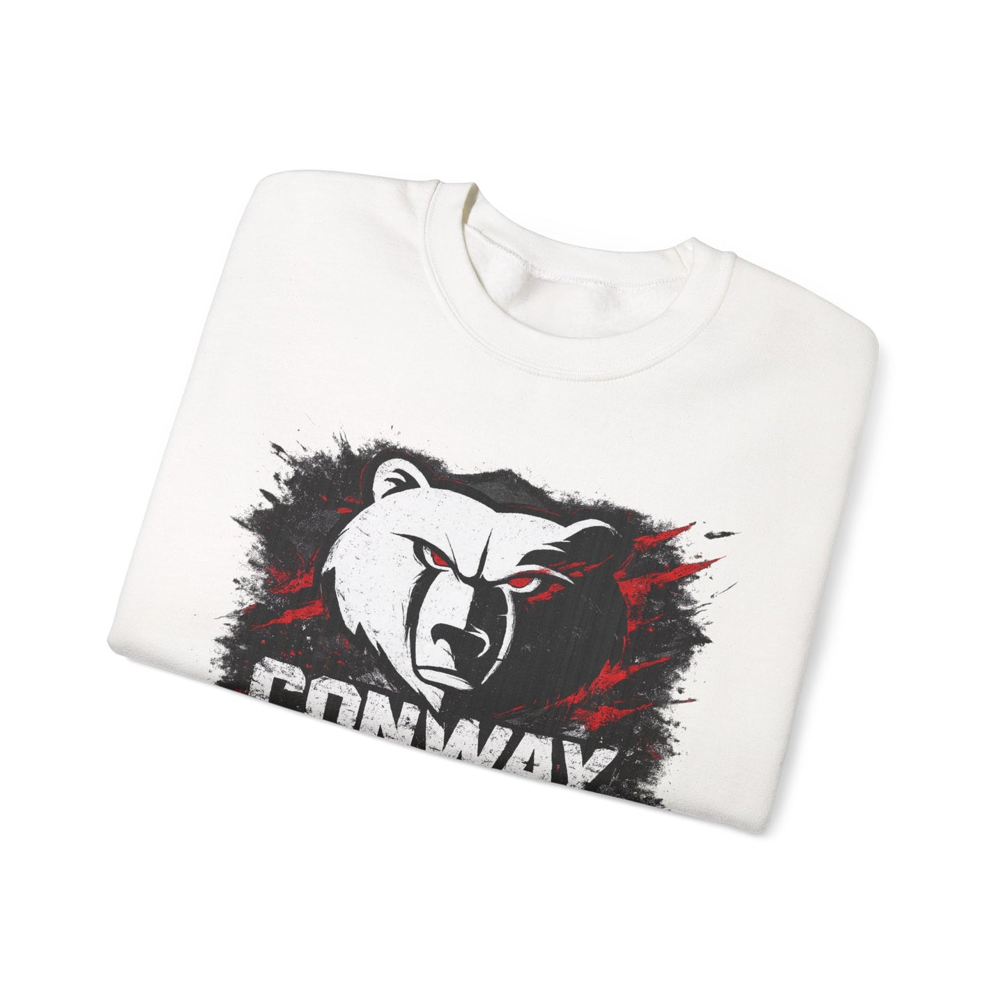Conway Bears Crewneck Sweatshirt — Athletic Mascot Pullover
