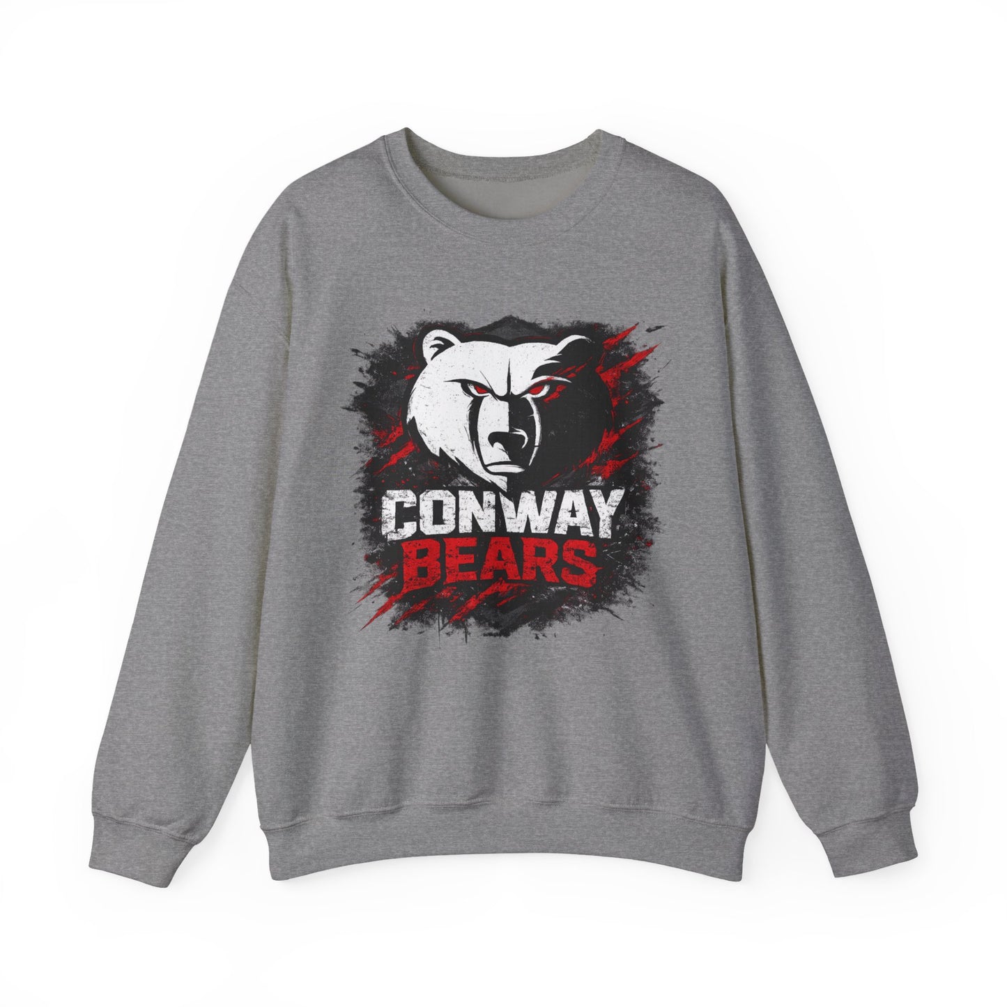 Conway Bears Crewneck Sweatshirt — Athletic Mascot Pullover