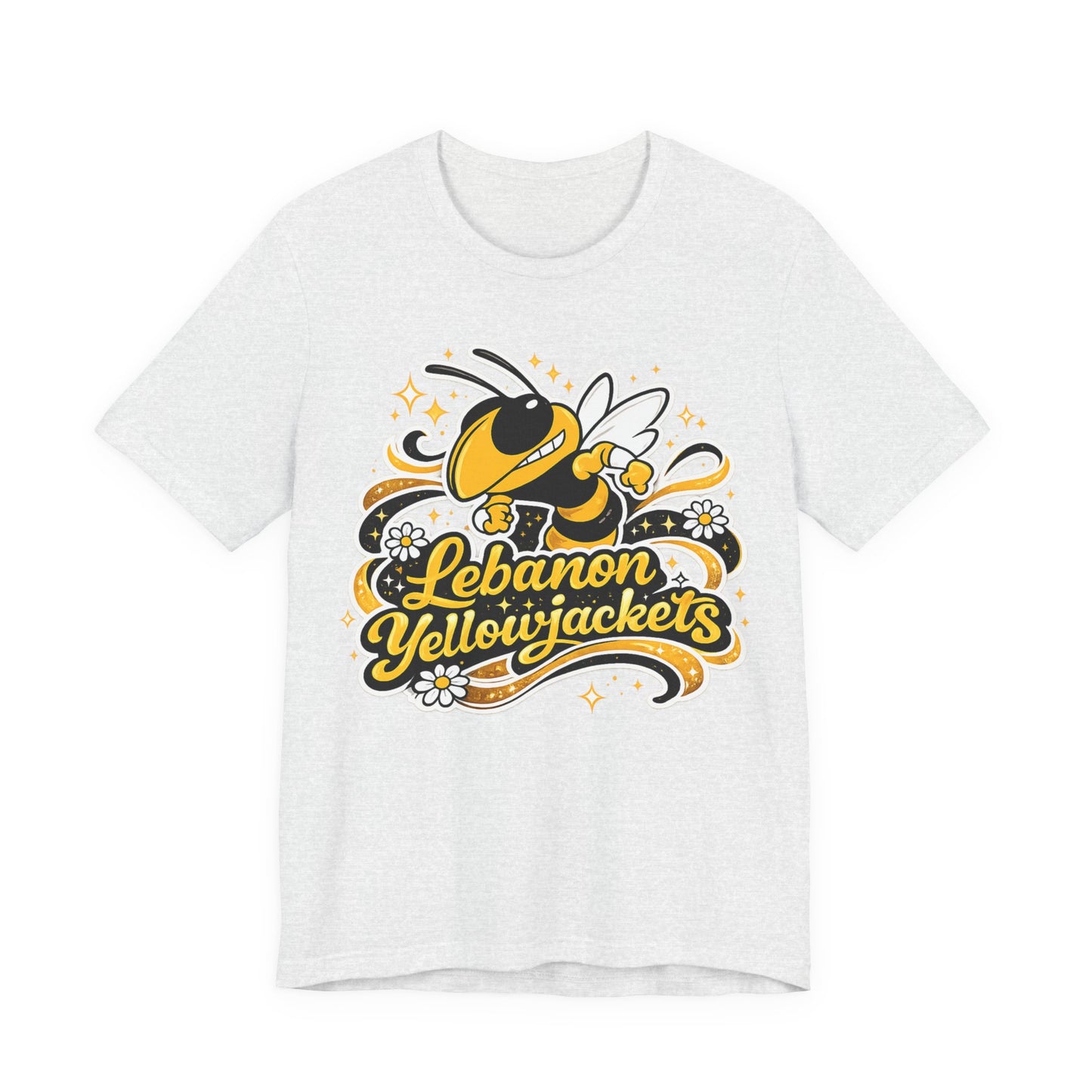 Lebanon Yellowjackets Mascot T-Shirt — Vintage School Spirit Tee