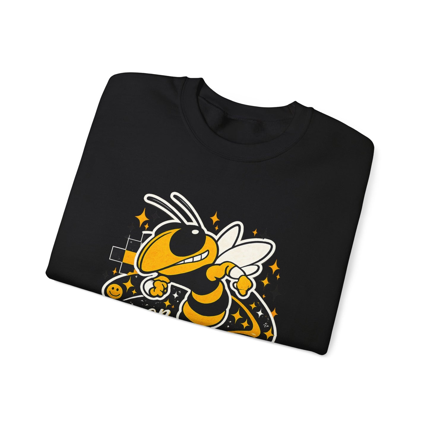 Lebanon Yellowjackets Crewneck Sweatshirt — Retro Mascot School Spirit