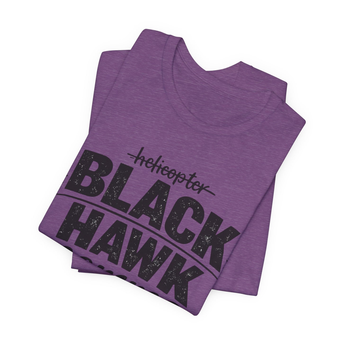 Black Hawk Momma Tee — 'Black Hawk Momma Here' Military Helicopter Mom Shirt
