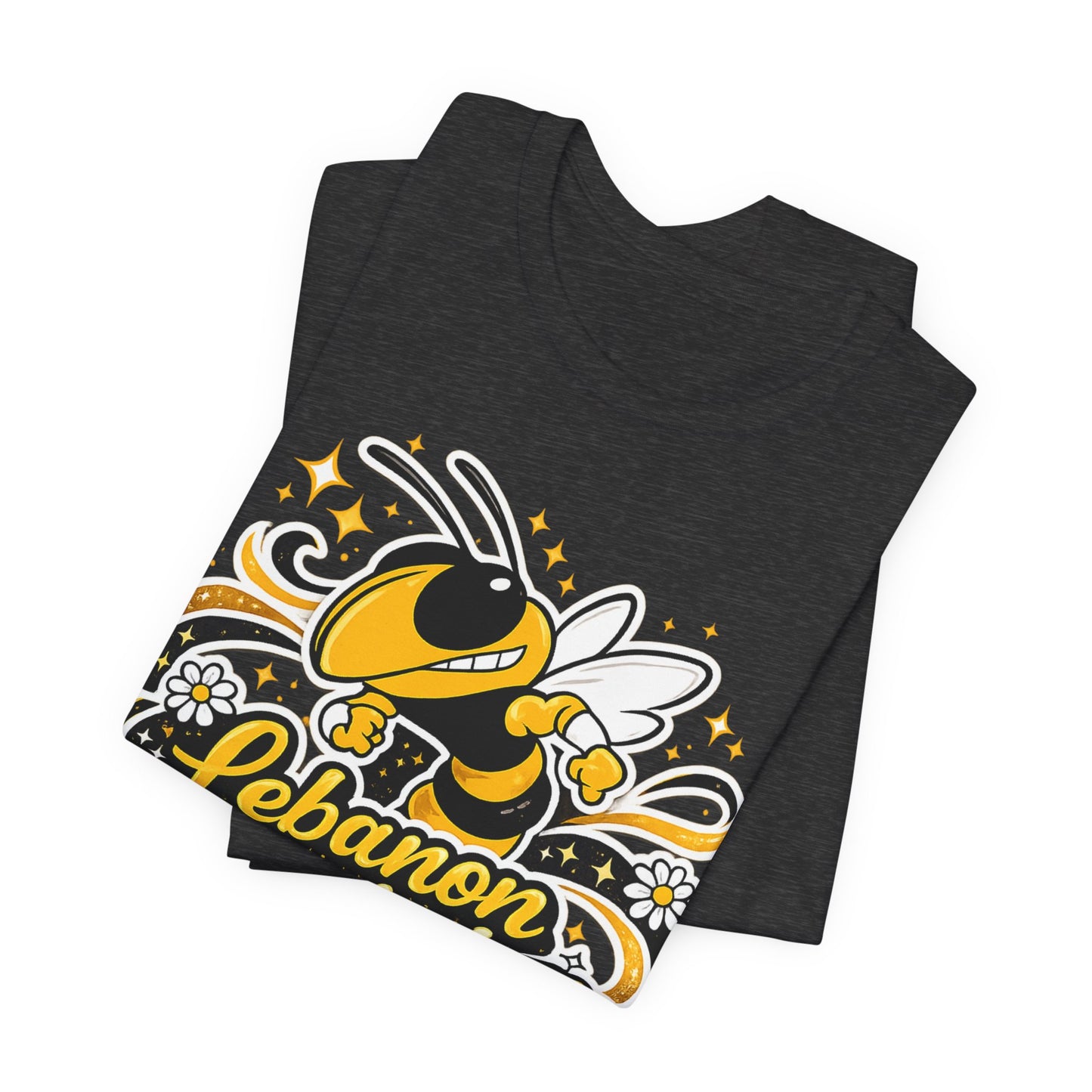 Lebanon Yellowjackets Mascot T-Shirt — Vintage School Spirit Tee
