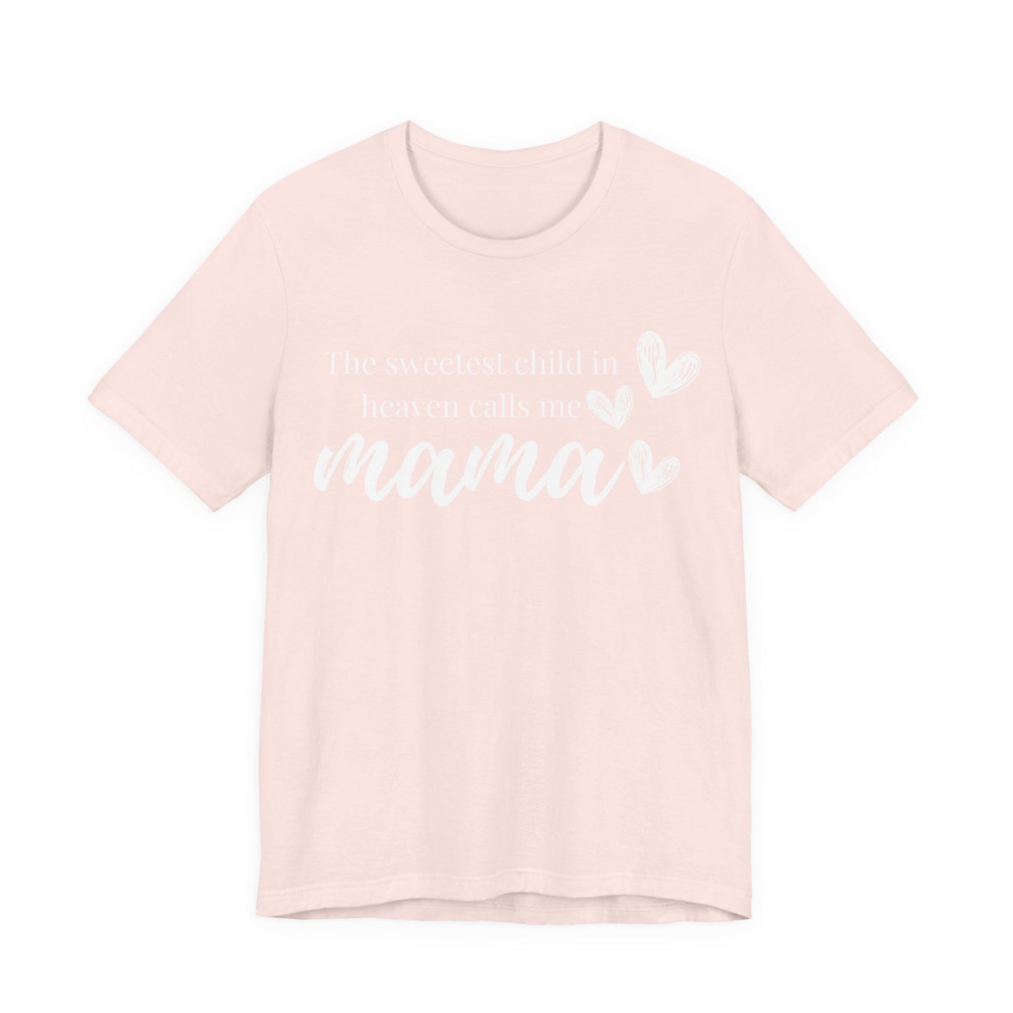 Mama Heart Tee — "mama" Script Mother's Day Pink Shirt