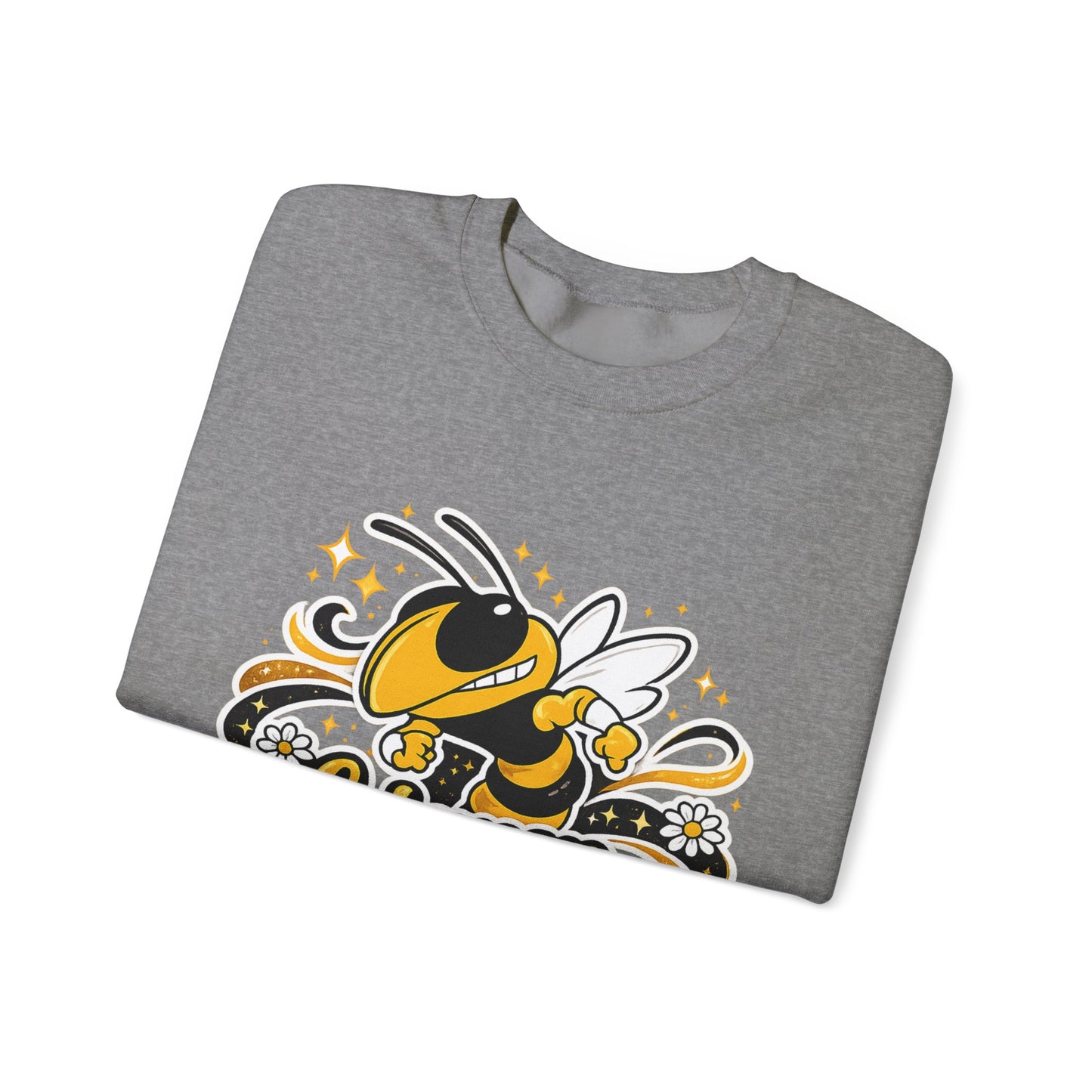 Lebanon Yellowjackets Crewneck Sweatshirt — Retro Mascot School Spirit Pullover
