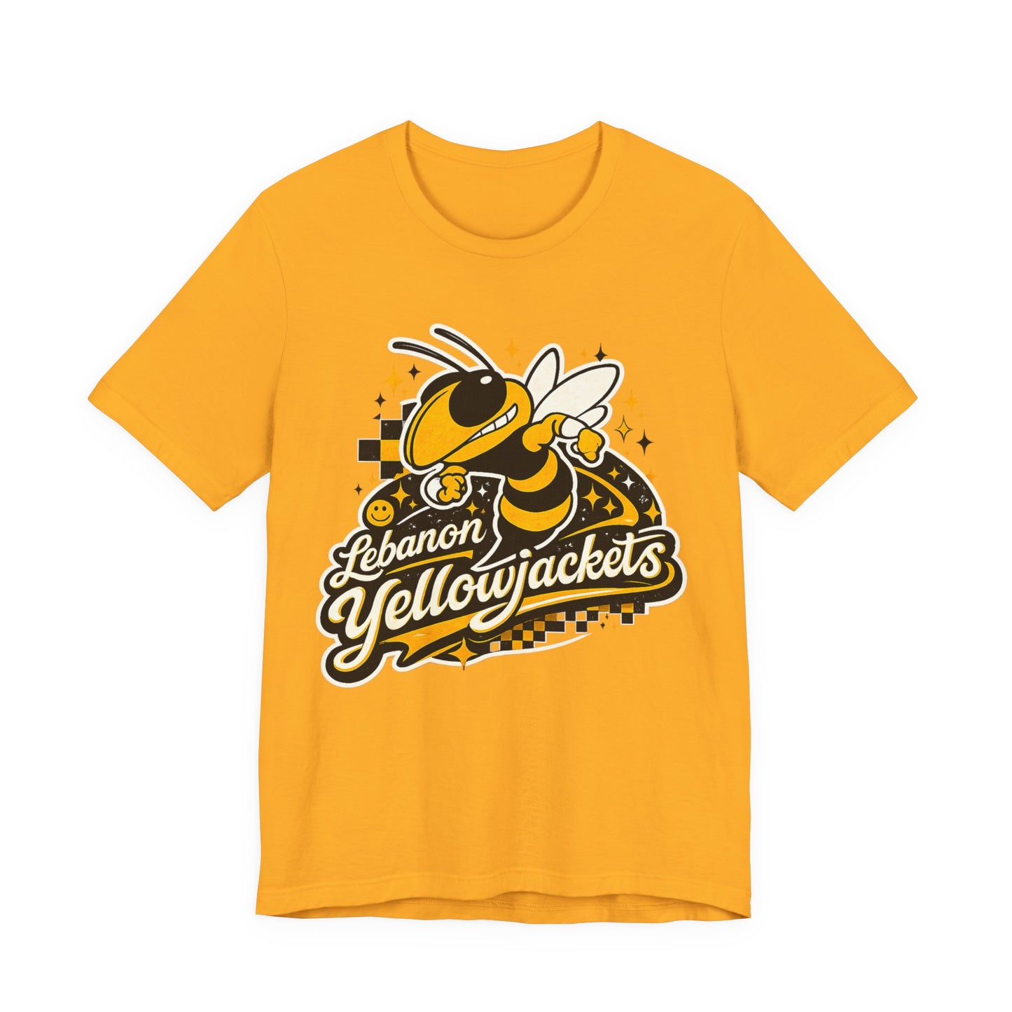 Lebanon Yellowjackets Mascot T-Shirt — Youth & Fan Spirit Tee