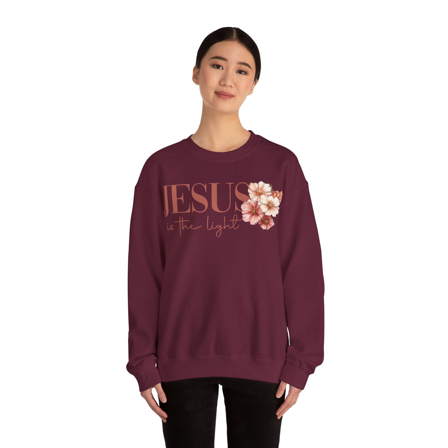 Jesus Is The Light Crewneck Sweatshirt