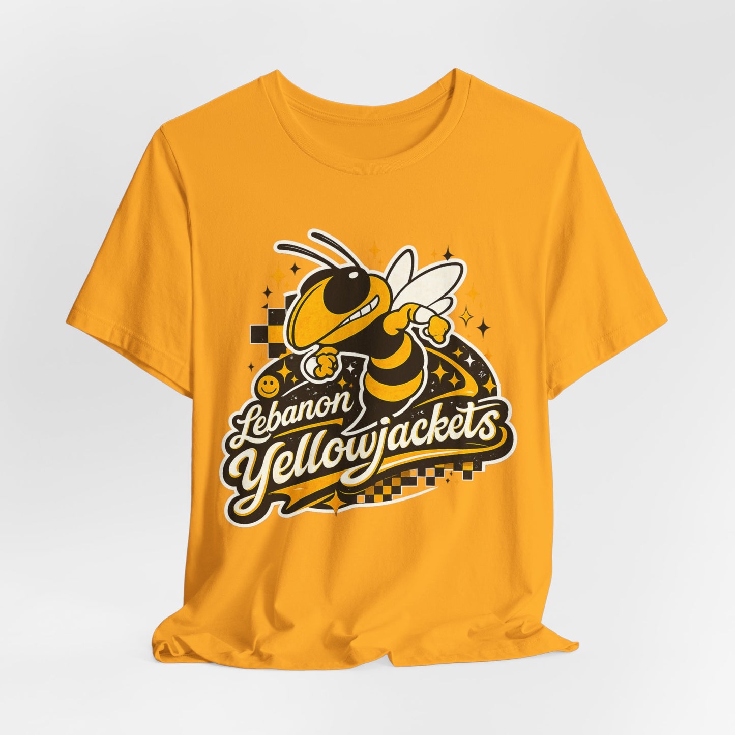 Lebanon Yellowjackets Mascot T-Shirt — Youth & Fan Spirit Tee