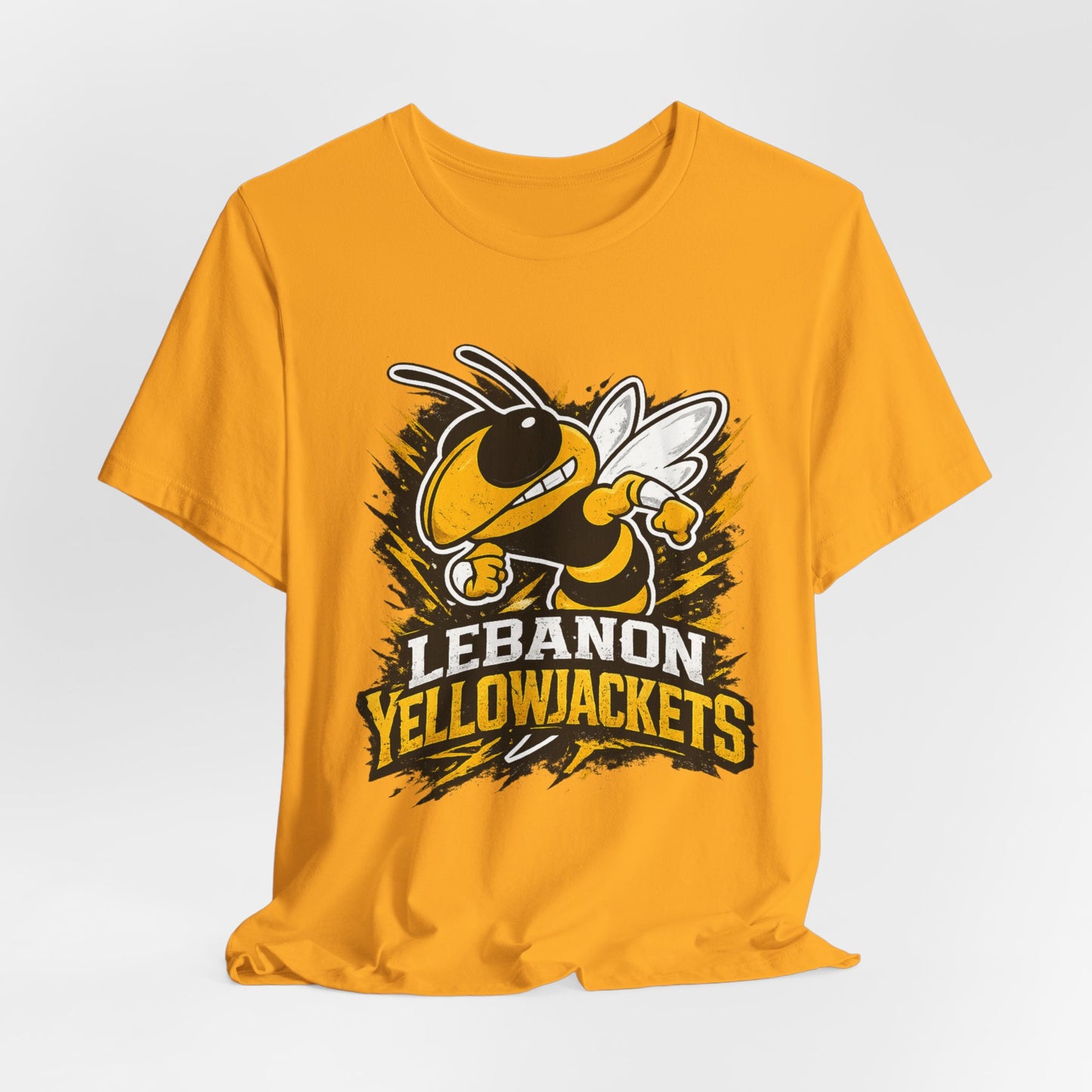 Lebanon Yellowjackets Mascot T-Shirt — School Spirit Tee