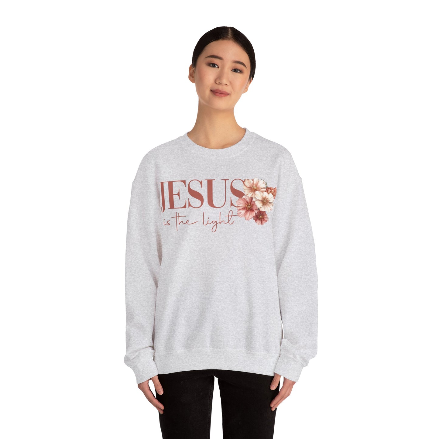 Jesus Is The Light Crewneck Sweatshirt