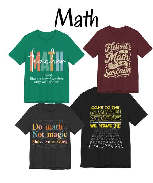 Middle and High School Teacher Tee Memberships